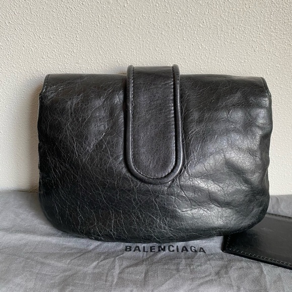 EUC Balenciaga Arena Clutch Pouch Anthracite - Picture 3 of 11